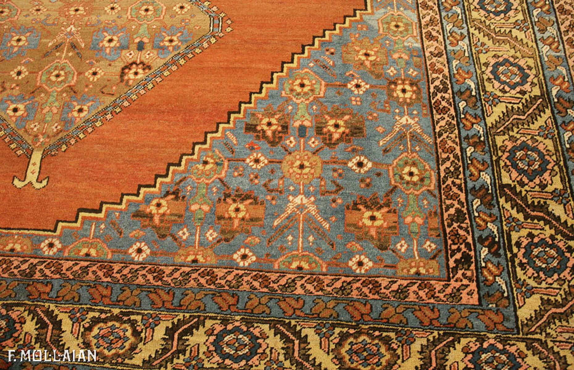 Antique Persian Bakshaish Carpet n°:55863081